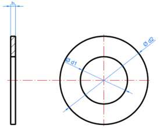 Flat M16 DIN 125 additional information