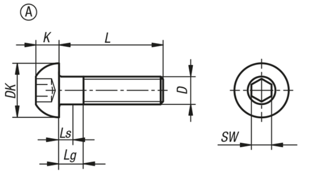 Socket Screws M3 ISO 7380-1 additional information